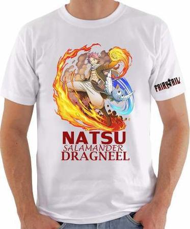 Camisa Exclusiva Natsu Dragneel - Fairy Tail Mangá