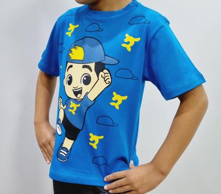 Camiseta Infantil Luccas Neto 100% Algodão Menininho Desenho