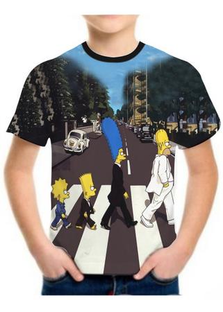 Camiseta Camisa Simpsons Desenho Kids Menino Masculina k20_x000D_ - jk  marcas - Camiseta Infantil - Magazine Luiza