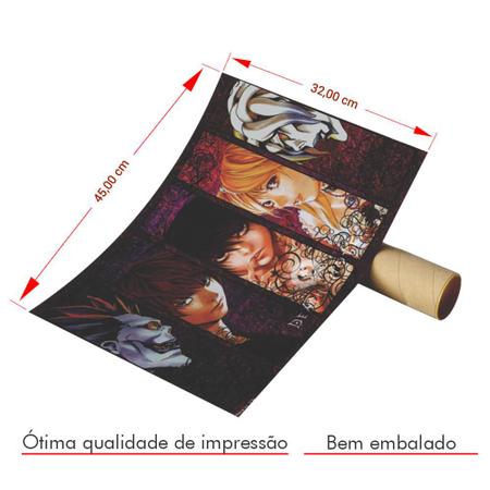 Caderno Death Note Com Caneta Pena