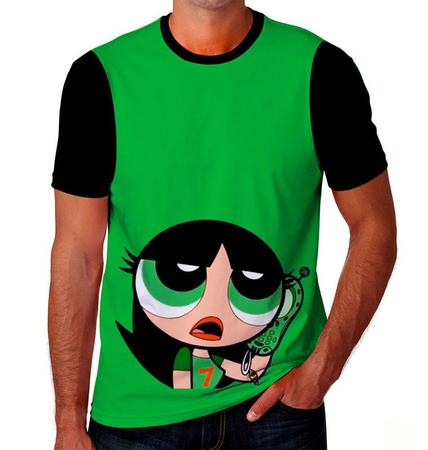 Camiseta Camisa Menina Super Poderosa Desenho Menina Kids