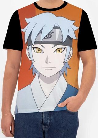 Camiseta Camisa Boruto Uzumaki Naruto Anime Desenho Kids