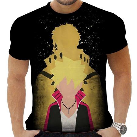 Camiseta Naruto Boruto Tshirt Infantil Adulto Anime