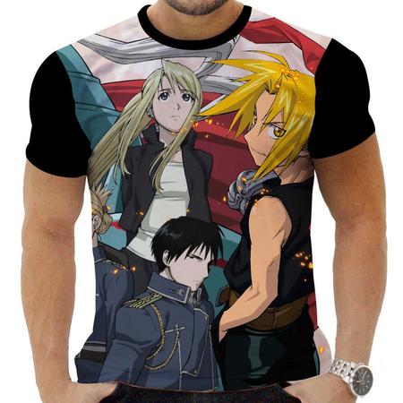 Camiseta Camisa Personalizada Anime Clássico Fullmetal Alchimist Hd  05_x000D_ - Zahir Store - Camiseta Feminina - Magazine Luiza