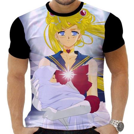 Imagem de Camiseta Camisa Personalizada Anime Clássico Mágico Sailor Moon 04_x000D_