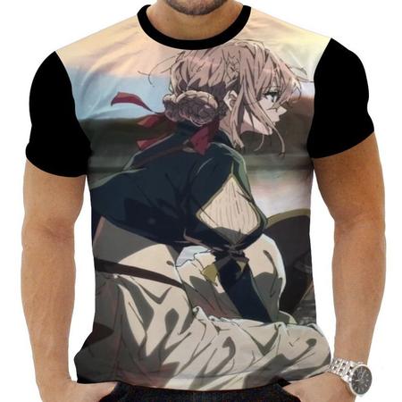 Camiseta Camisa Personalizada Anime Clássico Violet Evergarden Hd 13_x000D_  - Zahir Store - Camisa e Camiseta Esportiva - Magazine Luiza