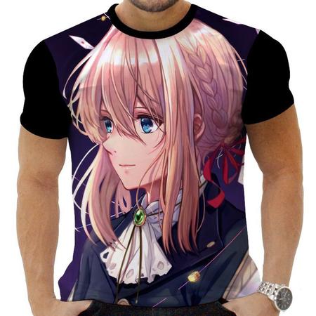 Camiseta Camisa Personalizada Anime Clássico Violet Evergarden Hd 14_x000D_  - Obsiana Camisetas - Camiseta Feminina - Magazine Luiza