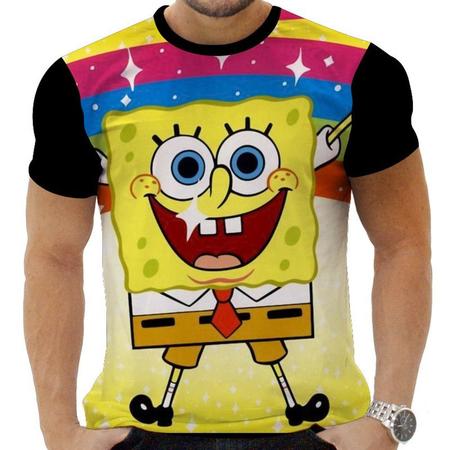 camiseta bob esponja em Promoção no Magazine Luiza