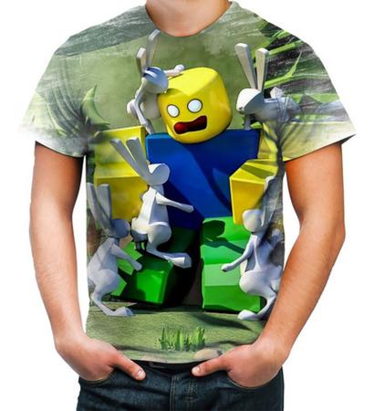 Camisa Do Roblox Infantil Personalizada Pronta Entrega