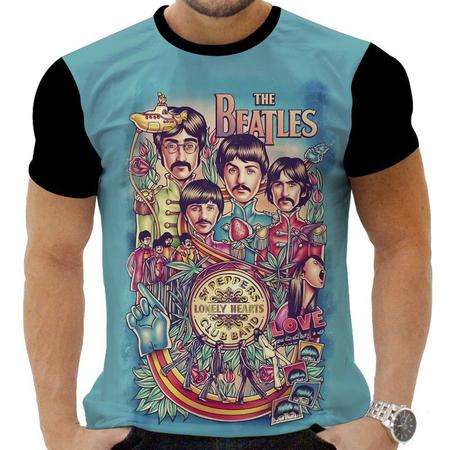 Imagem de Camiseta Camisa Personalizada Rock Beatles Clássico Rock 8_x000D_