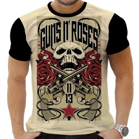 Imagem de Camiseta Camisa Personalizada Rock Guns N Roses Hard Rock 4_x000D_