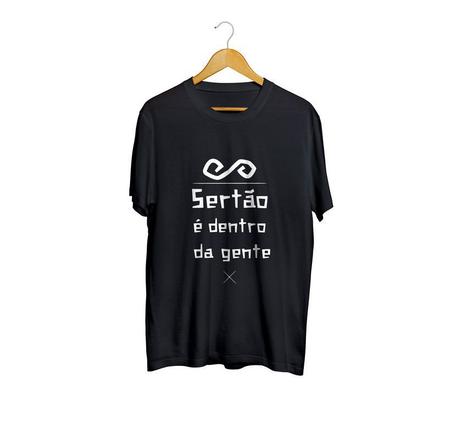 Camiseta Camisa Sertão é dentro da gente Masculino Preto - Mikonos -  Camiseta Masculina - Magazine Luiza