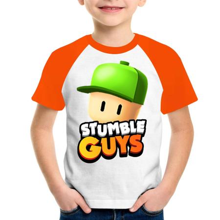 Camiseta Camisa Stumble Guys Gamer Jogo Stumble Infantil e Adulto