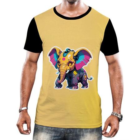 Imagem de Camiseta Camisa Tshirt Animais Cyberpunk Elefantes Safari 2