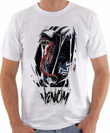 Imagem de Camiseta Camisa Venom Aranha Filme Nerd Geek Anime Marvel