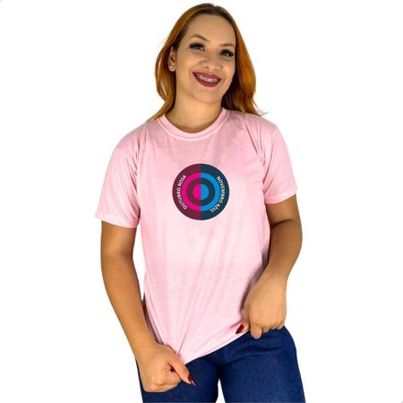 Imagem de Camiseta campanha outubro rosa novembro azul t shirt