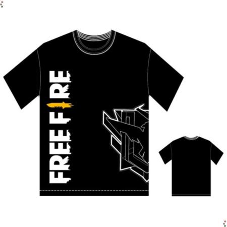 Camiseta Clube Comix Free Fire Mestre Infantil -100% Algodão