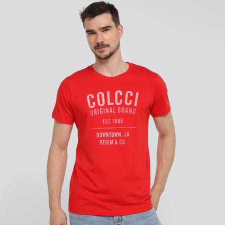 Camiseta t shirt colcci estampada masculina