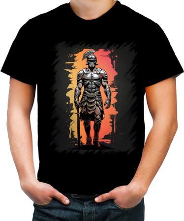 Camiseta Colorida Soldado Romano Império 18 - Kasubeck Store Imagem de Camiseta Colorida Soldado Romano Império 18