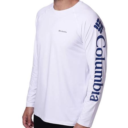 Imagem de Camiseta Columbia Aurora M/L (Branco, +50UV)