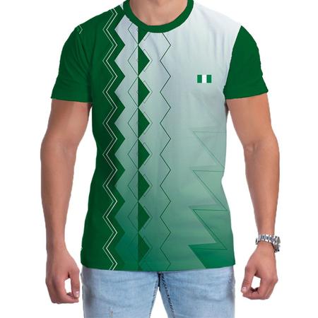 Camiseta Comemorativa Masculina Camisa Nigéria Futebol 2022