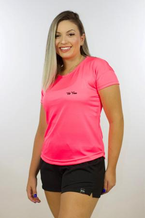 Imagem de Camiseta Confort Dry Feminina - Rosa Neon