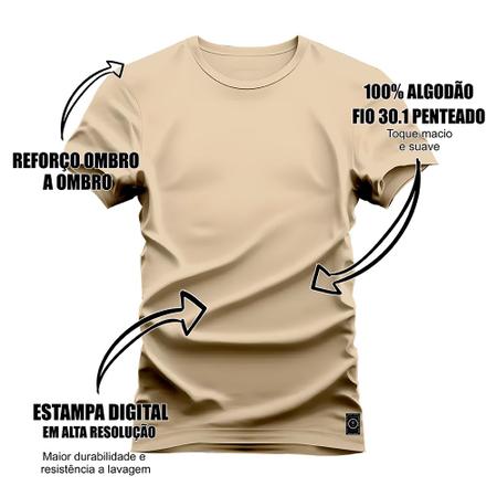 Imagem de Camiseta Confortável Premium Estampada Caveira Terror