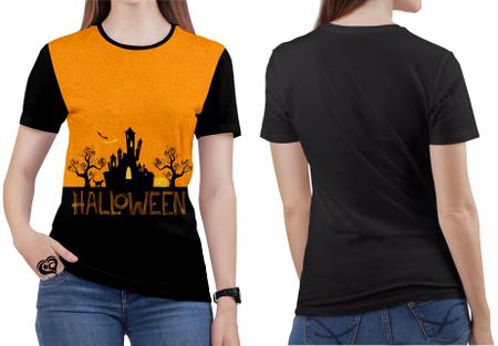 Imagem de Camiseta de Halloween Feminina Terror blusa