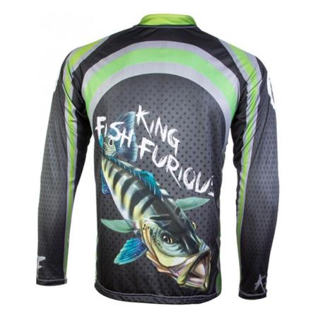 Imagem de Camiseta de Pesca Proteção Solar UV King Viking Tucunare KFF10