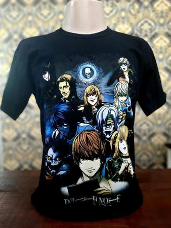 Camiseta death note animes personagens - Estação das Camisetas - Outros  Moda e Acessórios - Magazine Luiza