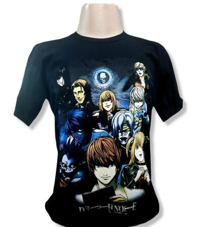 Camiseta death note animes personagens - Estação das Camisetas - Outros  Moda e Acessórios - Magazine Luiza