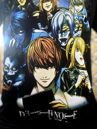 Camiseta death note animes personagens - Estação das Camisetas - Outros  Moda e Acessórios - Magazine Luiza