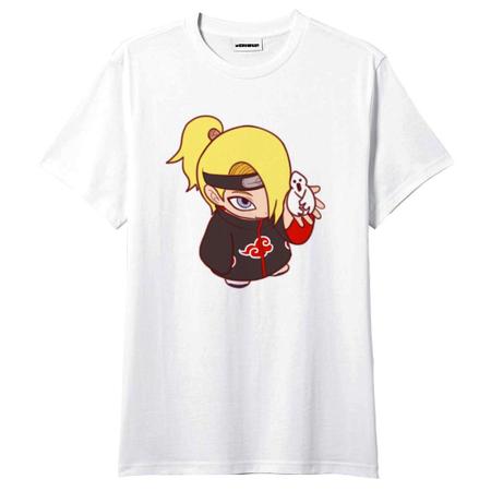 Camiseta regata personalizada naruto akatsuki deidara obito