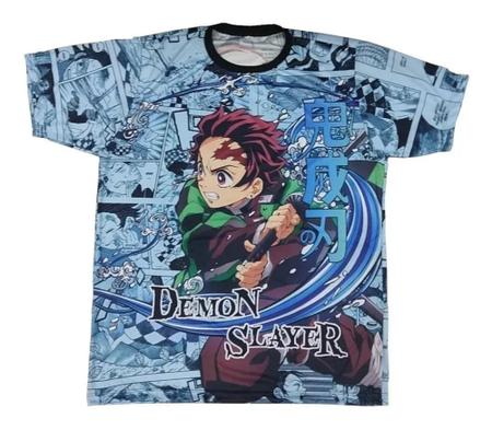 Imagem de Camiseta Demon Slayer Tanjiro Kimetsu No Yaiba Blusa Adulto Unissex Lu092t BM