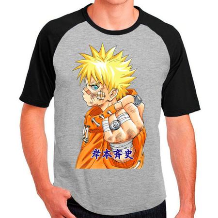 Design camiseta gráfico bonito desenho animado naruto completo