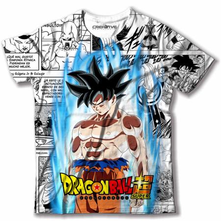 Camisetas Goku Dragon Ball Super Instinto Superior