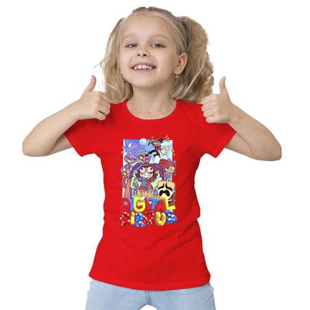 Imagem de Camiseta Desenho Incrivel Circo Digital Infantil Animação