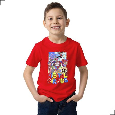 Imagem de Camiseta Desenho Incrivel Circo Digital Infantil Animação