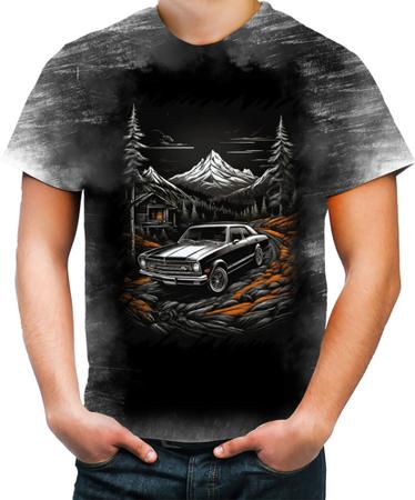 Imagem de Camiseta Desgaste Viagem na Floresta Retrô 4