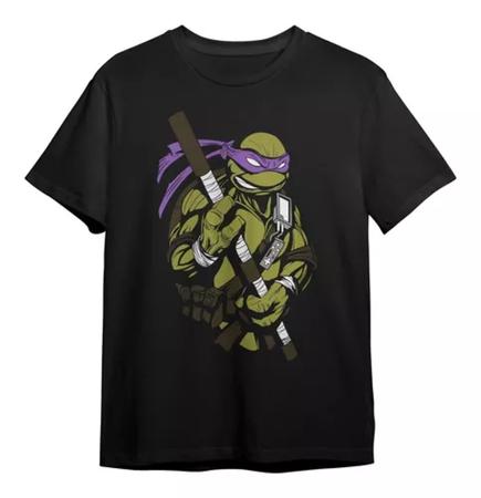 Camiseta Tartarugas Ninja Donatello Face - Regata