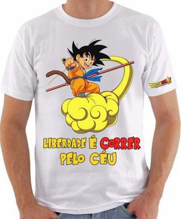 camiseta dragon ball super z personagens ,frente estampada.