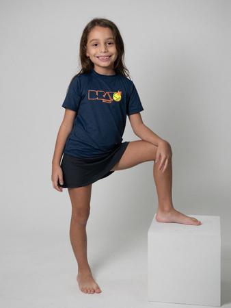 Imagem de Camiseta Dry Cool Infantil Bravo Manga Curta Marinho