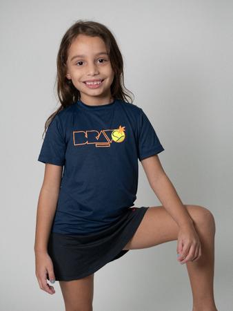 Imagem de Camiseta Dry Cool Infantil Bravo Manga Curta Marinho