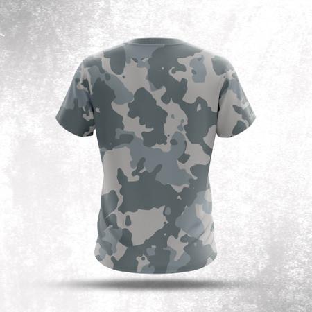 Imagem de Camiseta Dry Fit Camuflada V31 Sport Academia Treino Caminhada