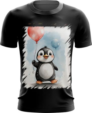 Imagem de Camiseta Dryfit Bebê Pinguim com Balões Crianças 15