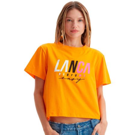 Imagem de Camiseta Easy Lança Perfume Muscle IN23 Laranja Feminino