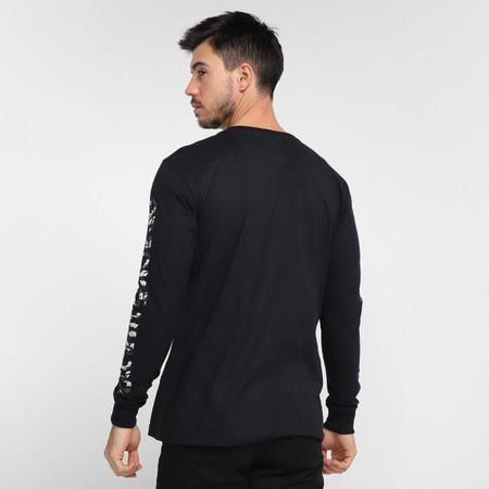 camiseta ecko logo camo manga longa masculina