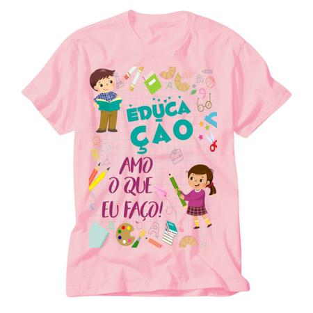 camiseta infantil rosa em Promoção no Magazine Luiza