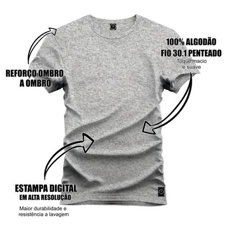 Imagem de Camiseta Estampada Algodão Premium Confortável Gato Kong Fu