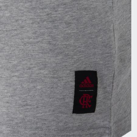 Camiseta Estampada CR Flamengo - Cinza adidas